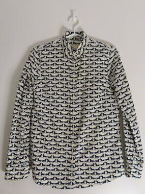 J.crew Cotton Horse Print Shirt XS
